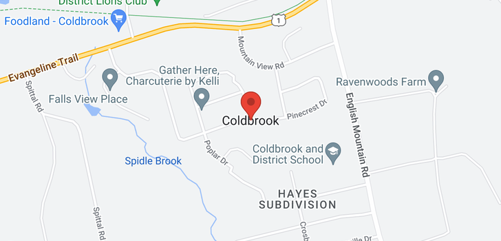 map of 29 Coldbrook Village Park Drive